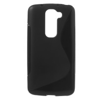 Силиконов гръб ТПУ S-Case за LG L2 Mini D620 / LG L2 Mini D618 черен